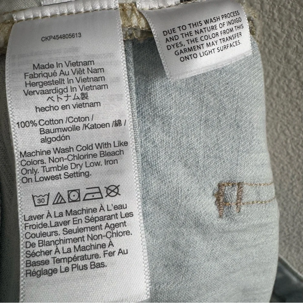 Madewell Pale Blue High-Rise Denim Cutoff Shorts